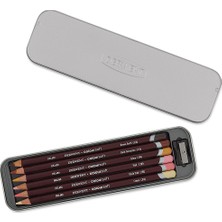 Derwent : Coloursoft : Kuru Boya Kalem Seti : 6'lı Ten Renkleri Metal Kutu
