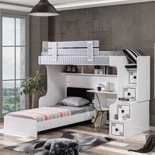 Setay Çizgi Ranza Karyola Çalışma Masası