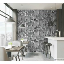 Adawall Illüstrasyon Duvar Kağıdı Indigo 4705-2