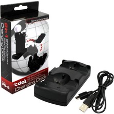 Feza Sony Ps3 2 In 1 Çift Şarj Kablosuz Oyun Kontrol Joypad USB Powere