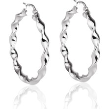 Diversity Jewelry Kadın Gümüş Halka Küpe