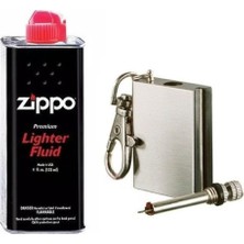 Zippo Spesifik Zippo Benzinli Metal Kibrit Çakmak ve Zippo Benzin 125 ml