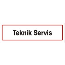 İzmir Serigafi Teknik Servis 2.6 mm PVC Yönlendirme Levhası 7,5 cm x 25 cm
