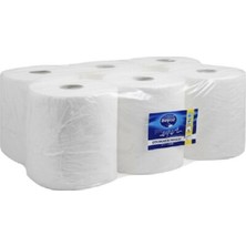 Mavi Beyaz Fotoselli Hareketli Havlu 4 Kg 6 Adet 21 cm