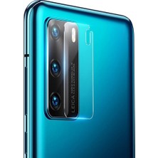 Tekno Grup Huawei P40 Kamera Lens Koruyucu Cam Şeffaf