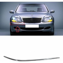 Mercedes W220 Tampon Nikelajı Ön Yeni Model Sol 2208850574