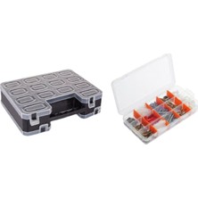 Super-Bag Ünyepark Alfa 22 Organizer Çift Taraflı ve 220 Pcs Çivi Dübel Seti Takım Çantası