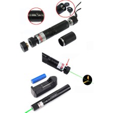 Pomelon Yeşil Şarjlı Lazer Pointer 1000 (Yakıcı) + Yedek Pil Hedıyelı