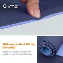 Gymo Ekolojik 6mm Tpe Yoga Matı Pilates Minderi Lila