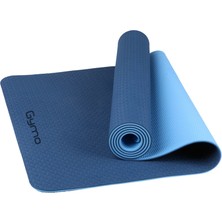 Gymo Ekolojik 6mm Tpe Yoga Matı Pilates Minderi Mavi