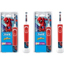 Oral-B D100 Spiderman Çocuklar Için Şarjlı Diş Fırçası 2 Adet