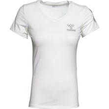 Hummel Hml Sony T-Shirt SS Kadın Beyaz T-Shirt 911362-9003