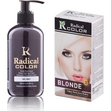 Radical Color Gri Amonyaksız Su Bazlı Saç Boyası 250ml 2SET