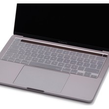 McStorey Macbook Pro Klavye Kılıfı 13inç M1-M2 Türkçe Q Baskı A2338 2289 2251 A2141 ile Uyumlu