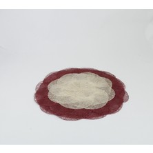 Kanca Ev Yuvarlak Amerikan Servis, Pembe/natürel, 2'li Set