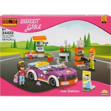 Parstek 24422 Sun Blx-Tatlı Kız Set Benzin Istasyonu 180 Parça