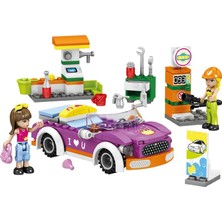 Parstek 24422 Sun Blx-Tatlı Kız Set Benzin Istasyonu 180 Parça