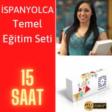 Enine Boyuna Eğitim İspanyolca Temel Düzey Görüntülü Eğitim Seti