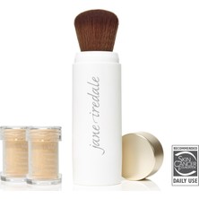 Jane İredale -Powder-Me® SPF30 Refillable Brush Dry Sunscreen - Yüz ve Vücut Pudrası # Tenned - 2*2,5 gr.