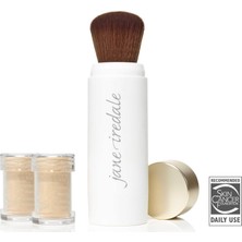 Jane İredale -Powder-Me® SPF30 Refillable Brush Dry Sunscreen - Yüz ve Vücut Pudrası # Golden -2*2,5 gr.