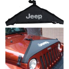 Jeep Wrangler Rubicon Jk Kaput Koruma Maskesi Jeep Logolu