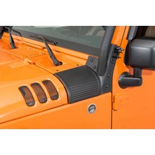 Jeep Rubicon Jk Rugged Ridge Ön Cam Altı Köşe Kaplama Seti Siyah