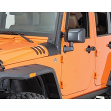 Jeep Rubicon Jk Rugged Ridge Ön Cam Altı Köşe Kaplama Seti Siyah