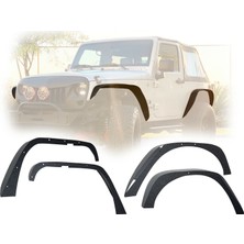 Jeep Wrangler Rubicon Jk Ince Metal Çamurluk Dodik Seti 4 Parça