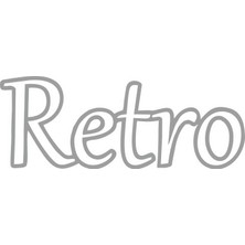 Sticker Fabrikası Retro Sticker 00666