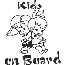 Sticker Fabrikası Arabada Çocuk Var Sticker 00665