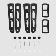 Re&Ar Tuning Fiat Doblo 2010-2023 Kısa Şasi Portbagaj Tavan Çıtası Gri 