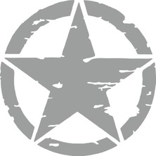 Sticker Fabrikası Askeri Yıldız Motosiklet Off Road Offroad U.s Army Sticker 00677