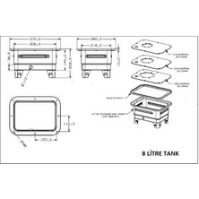 Arge-Power Kaynaksız Kare Hidrolik Tank Set