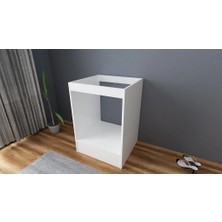 Mushaf Ankastre Fırın Modülü Mutfak Dolabı Beyaz