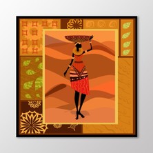 Arty Tablo Afrikalı Kadın Tablo