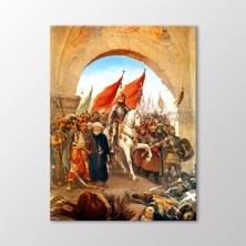 Arty Tablo Fatih'in Istanbul'a Girişi Tablo