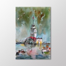 Arty Tablo Suluboya Kız Kulesi Tablo