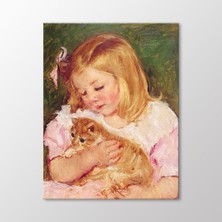 Arty Tablo Sara Holding A Cat Tablo