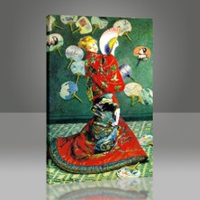 Arty Tablo Japon Kostümü Içinde Camille Monet Tablo
