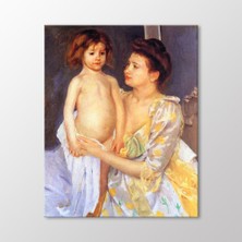 Jules Being Dried By His Mother Tablo