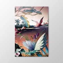 Arty Tablo Uçan Filamingolar Tablo