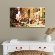Arty Tablo Kahire'de Halı Pazarı 1862 Tablo