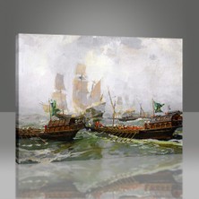 Arty Tablo Preveze Deniz Savaşı Tablo