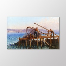 Arty Tablo Ağ Toplayan Balıkçılar Tablo