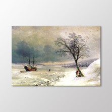 Arty Tablo Karlar Altında Buz Tutmuş Boğaziçi, 1874 Tablo