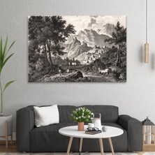 Arty Tablo Ağrı Dağı ve Doğubeyazıt Tablo