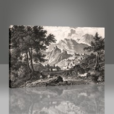 Arty Tablo Ağrı Dağı ve Doğubeyazıt Tablo