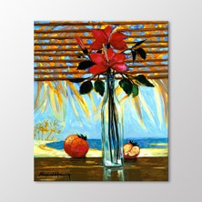 Arty Tablo Şişede Çiçekler Tablo