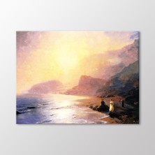 Arty Tablo Kırım Sahilinde Pushkin, 1886 Tablo