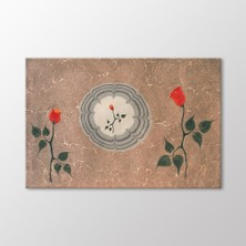 Arty Tablo Kırmızı Çiçekler Tablo